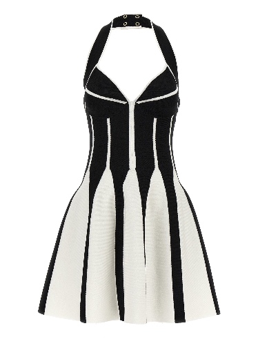 Skater Dress Dresses White/Black - 38FR