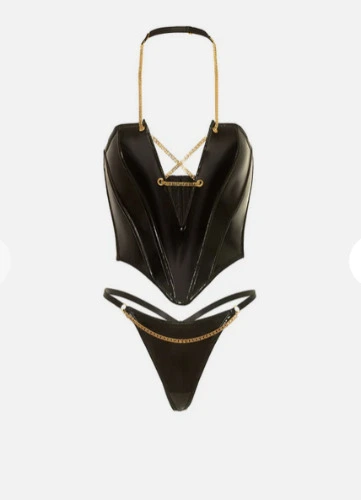 haute flair chain bustier