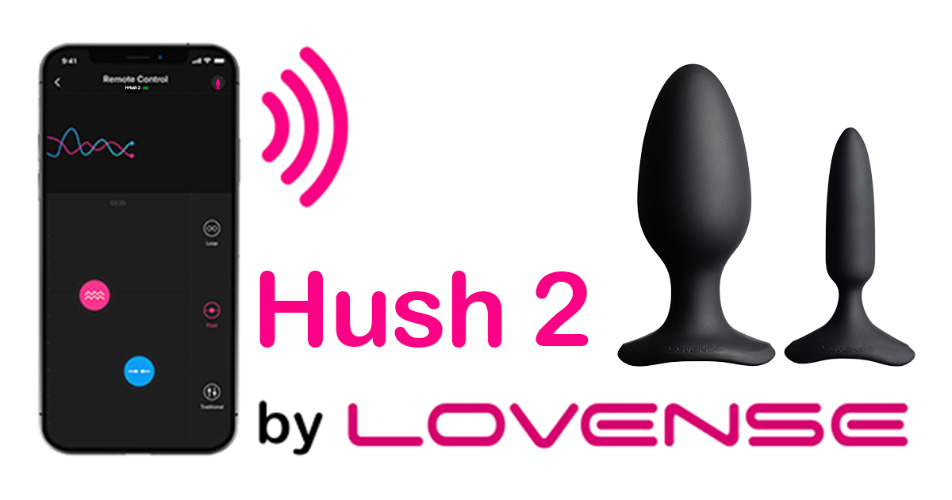 Hush 2 by Lovense. The world's first app remote control vibrating butt plug