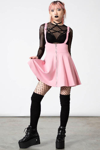 Suspend Me Statement Skirt [PASTEL PINK] | M / Pastel Pink / 