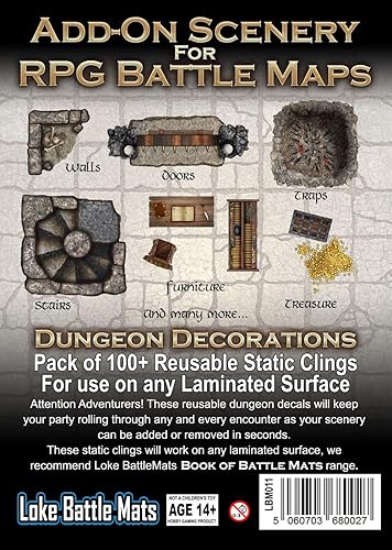 Add-On Scenery for RPG Battle Maps - Dungeon Decorations