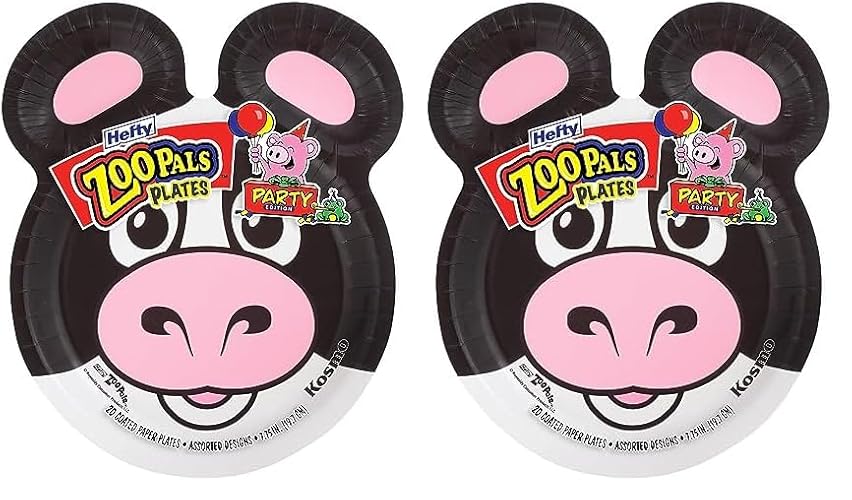Zoo Pals Paper Plates for Kids
