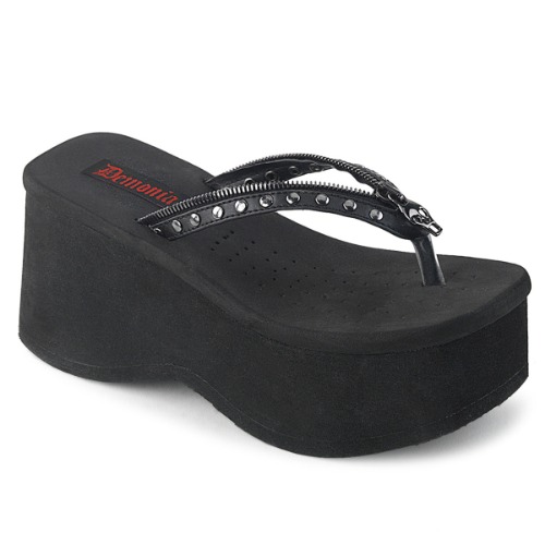 Funn-33 | Black Vegan Leather / 6