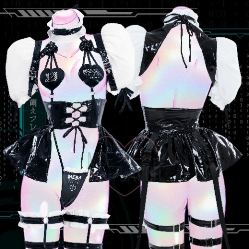 MEKA Maid Lingerie - Black / XL/2XL