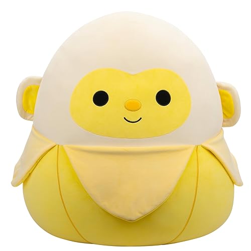 Squishmallows Original 24-Inch Pierogi Banana Monkey - Official Jazwares Plush (Jumbo)