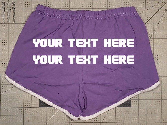 Custom Booty Shorts | M / Purple