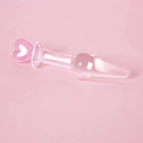 Soul Snatch | Toys: Glass Fairy Wand of Pleasure - Heart Small [Anal Plug]