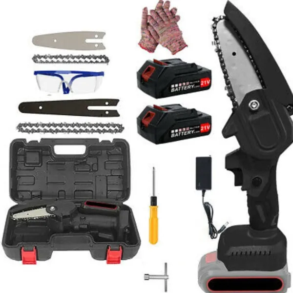 Portable 4 Inch  Mini Electric Mini Electric Chain Saw Gardening Tool