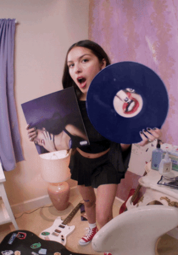 Olivia Rodrigo GUTS blue vinyl