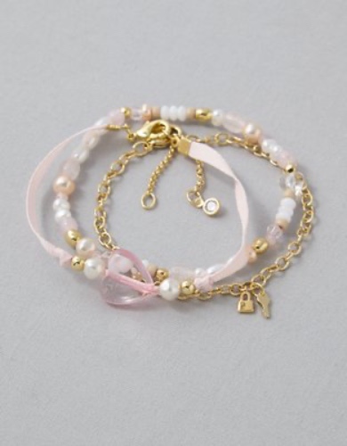 AEO Lock &amp; Key Bracelet 3-Pack