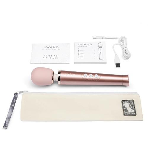 Le Wand Petite Rechargeable Vibrating Massager - Rose Gold