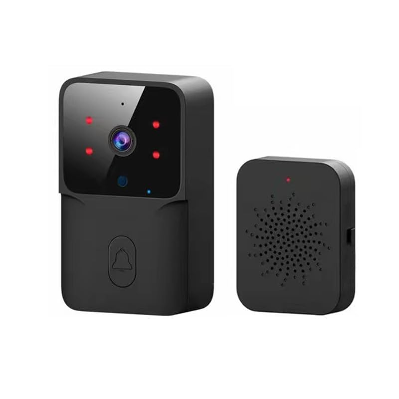 Campainha WiFi com Câmera Sem Fio para Casa Inteligente - Interfone com Áudio Premium e Monitoramento em Tempo Real pelo App