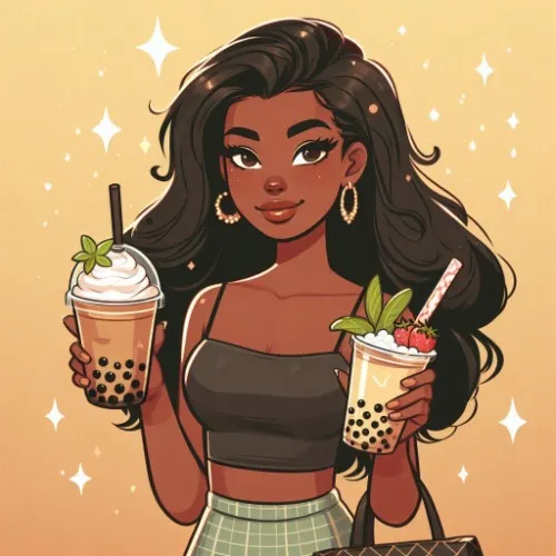 Iced Latte or Boba Tea