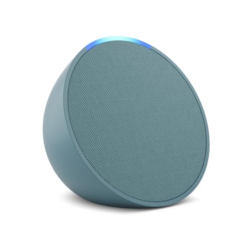 Echo Pop | Full sound compact Wi-Fi and Bluetooth smart speaker with Alexa | Midnight Teal - Midnight Teal - Device Only