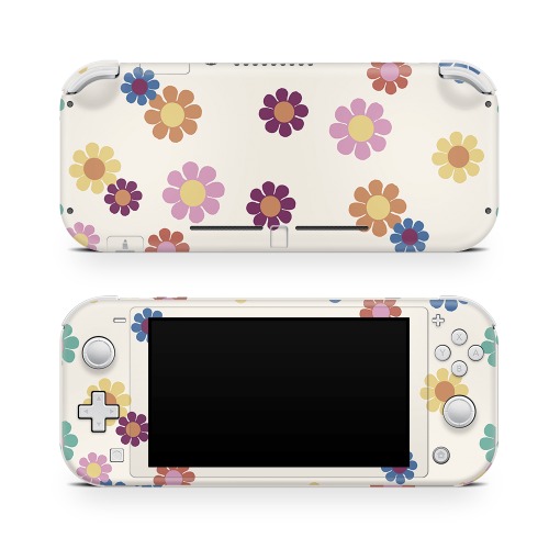 Rainbow Daisies Pride Nintendo Switch Lite Skin