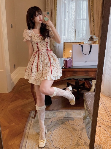 Floral Nymph Dress - M