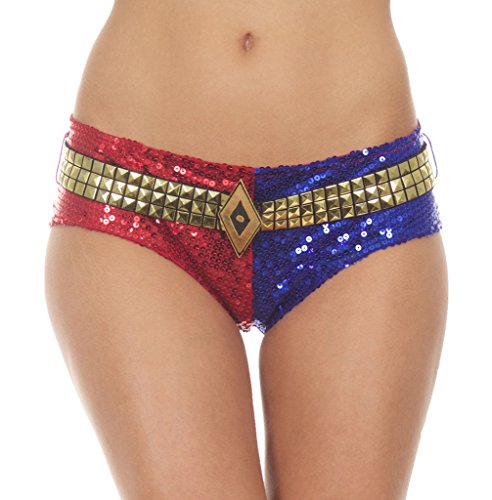 DC Comics Suicide Squad Harley Quinn Deluxe Sequins Panty - Small