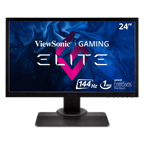 Viewsonic XG240R Gaming Monitor (Full HD, RGB verlichting, FreeSync, 144 Hz, 1 ms, HDMI, DP, USB 3.0), zwart