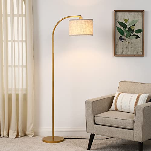 DEWENWILS Modern Arched Floor Lamps with Adjustable Lampshade