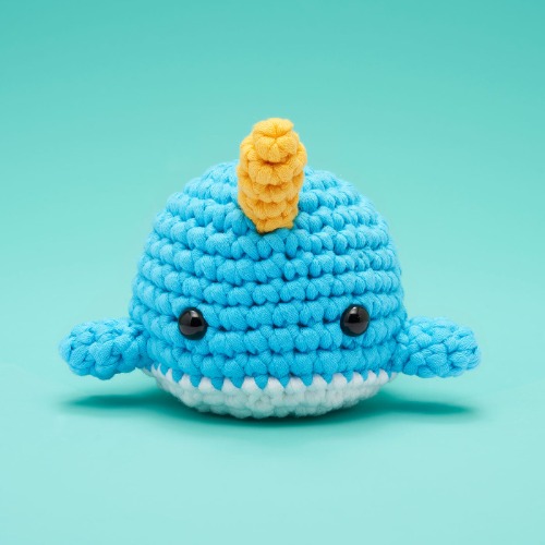 Bjørn the Narwhal Crochet Kit | With crochet hook