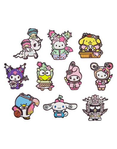 tokidoki x Hello Kitty and Friends Sakura Festival Enamel Pin Blind Box