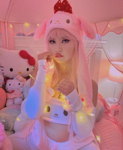 Fuzzy Kawaii Lingerie Sets - Pink / XL