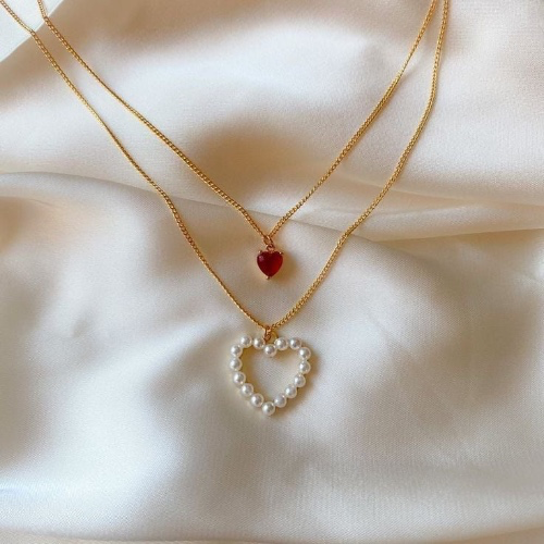 Valentine’s heart necklace