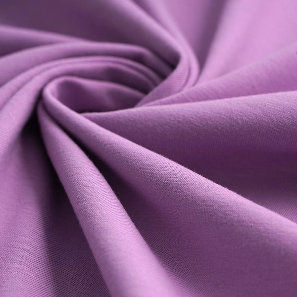 Tissu jersey coton uni Jerry  violet