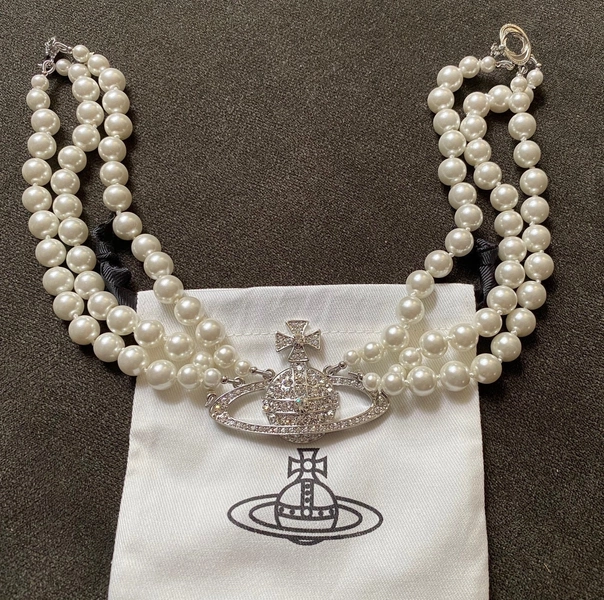 Vivienne Westwood Pearl Orb Necklace
