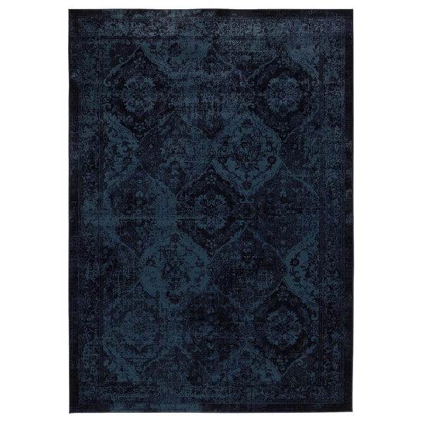 VONSBÄK Rug, low pile - dark blue 6 ' 7 "x9 ' 10 "
