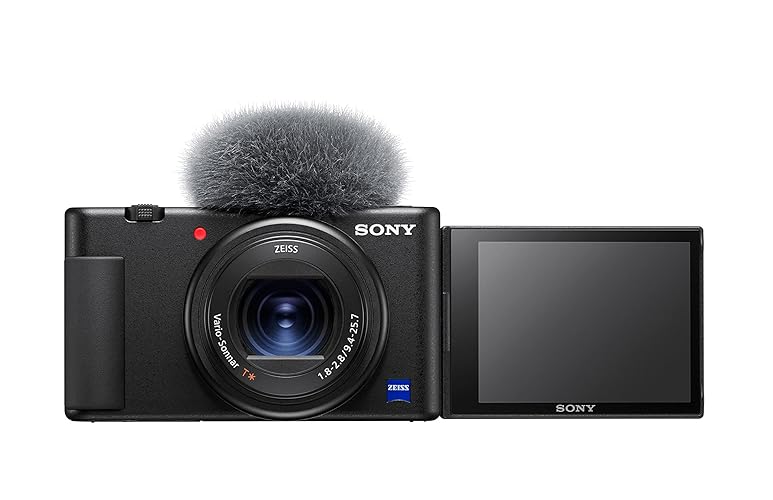 Sony Vlog camera ZV-1 | Digital Camera (Vari-angle Screen for Vlogging, 4K Video) ZV1BC- Black - Vlog Camera