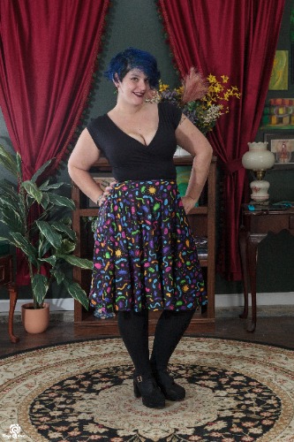 Microorganisms Midi Skirt | Size B