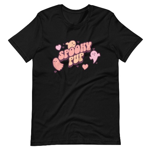 Spooky Pup T-Shirt (Unisex) | Black / XL