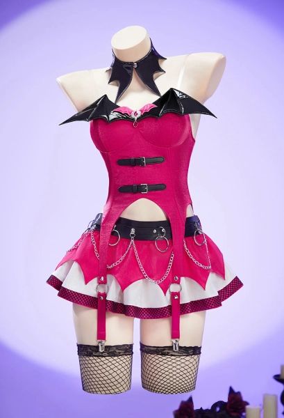 Haunted Night Gothic Corset Skirt Set