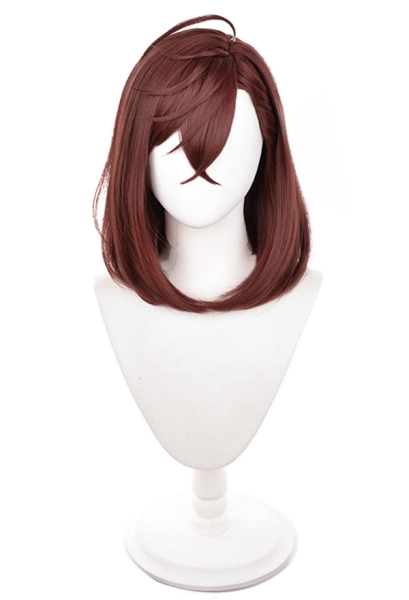 DDD Momo Ayase Cosplay Wig Short Reddish Brown Wig