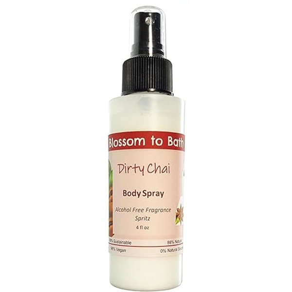 Blossom to Bath Birthday Cake Body Spray (4 Ounce) - Natural Fragrance - Energizes Skin with a Rich Vanilla Scent