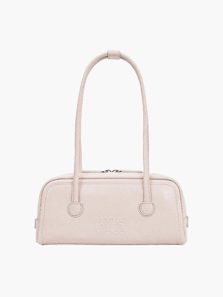 SOFT BAGUETTE BAG_pale pink cracked - MARGESHERWOOD