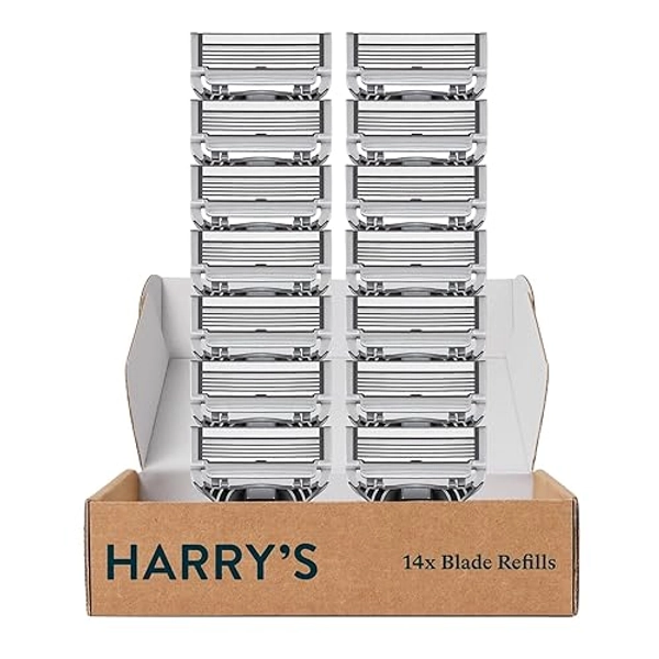 Harry's Razor Blades for Men - 14 Count - Premium Razor Blade Refill Cartridges