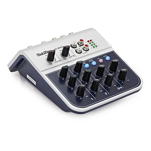 SubZero SZ-MIX04 4-Channel Mini Mixer at Gear4music