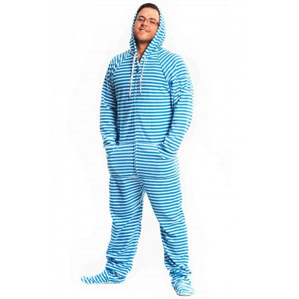 Blue Stripped Pajama onesie