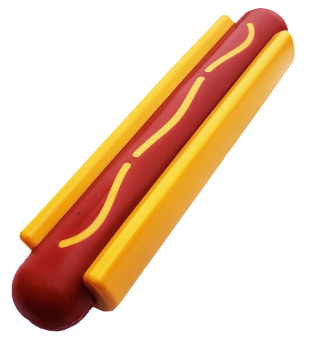 Hot Dog Ultra Durable Nylon Dog Chew Toy - Hot Dog Nylon Toy