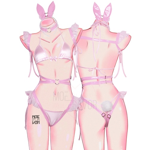 Valentine Bunny - Pink / S/M