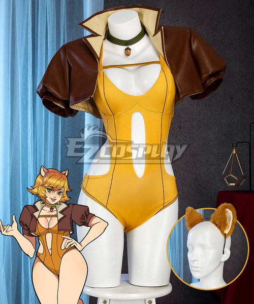 Ezcosplay Original Derivative Marvel Rivals Squirrel Girl Cute Sexy Suit Swimsuit Cosplay Costume