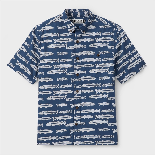 Men's BBQ Relaxed Fit Short Sleeve Shirt - MED