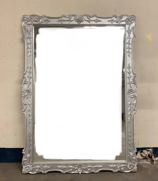 Faina Royal Floor/Wall Mirror - Silver