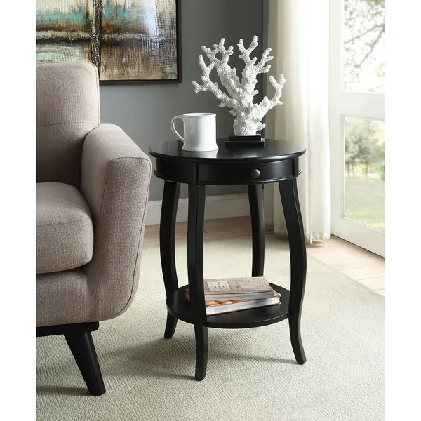 Alysa End Table in Black XH