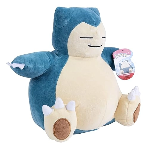 Pokémon Snorlax Plush Stuffed Animal Toy - Large 12" - Officially Licensed - Great Gift for Kids