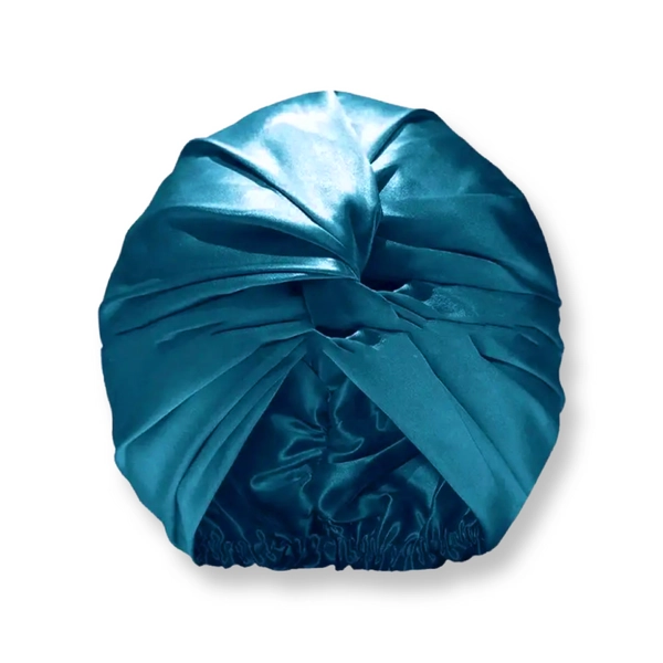 Satin Hair Bonnet - Teal