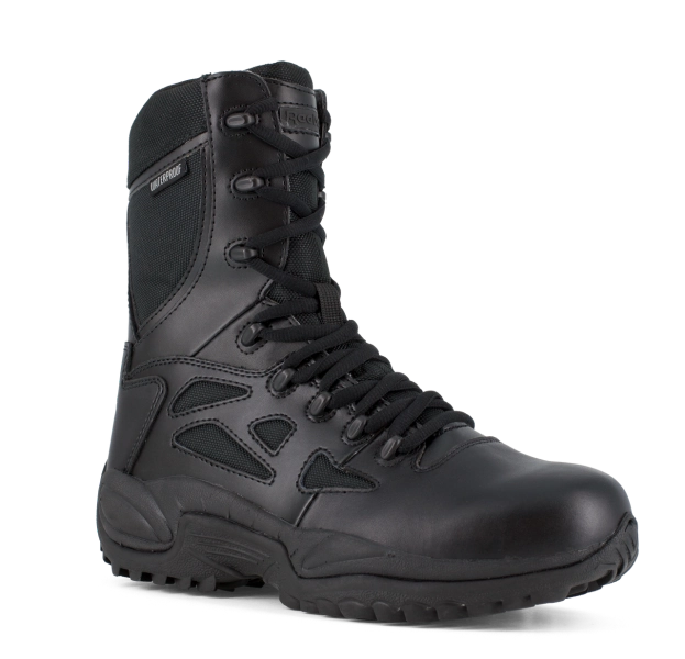 Rapid Response RB - RB877 Women's 8" Stealth Waterproof Boot with Side Zipper - Black