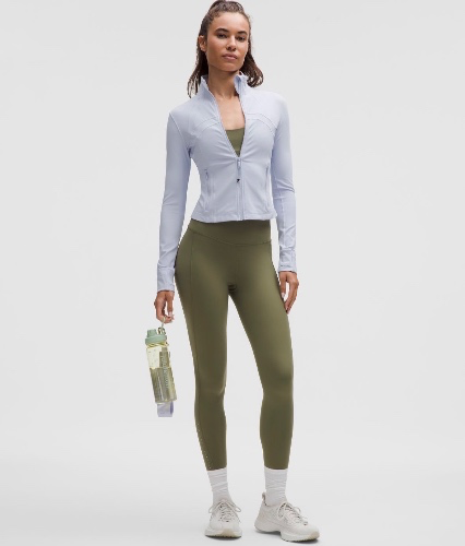 Define Cropped Jacket *Nulu - Serene Blue